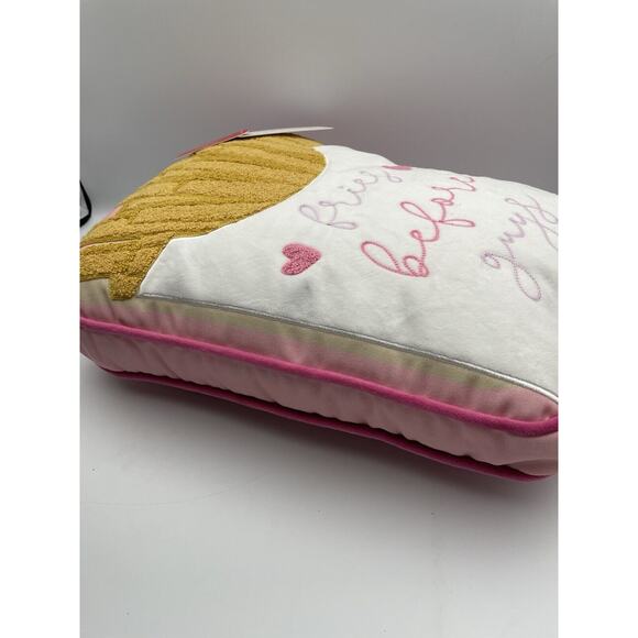 Isaac Mizrahi Fries Before Guys Pillow Cushion Valentines Day -Rare- New w/ Tags - Picture 8 of 10